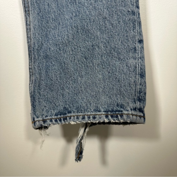 Agolde Riley High Rise Straight Crop in Frequency - Picture 8 of 16